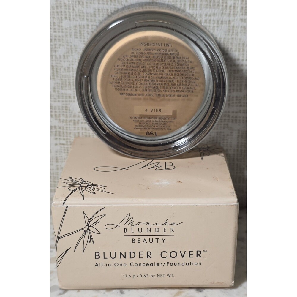 Monika Blunder Blunder Cover All-in-One Concealer Foundation 4 VIER - NEW